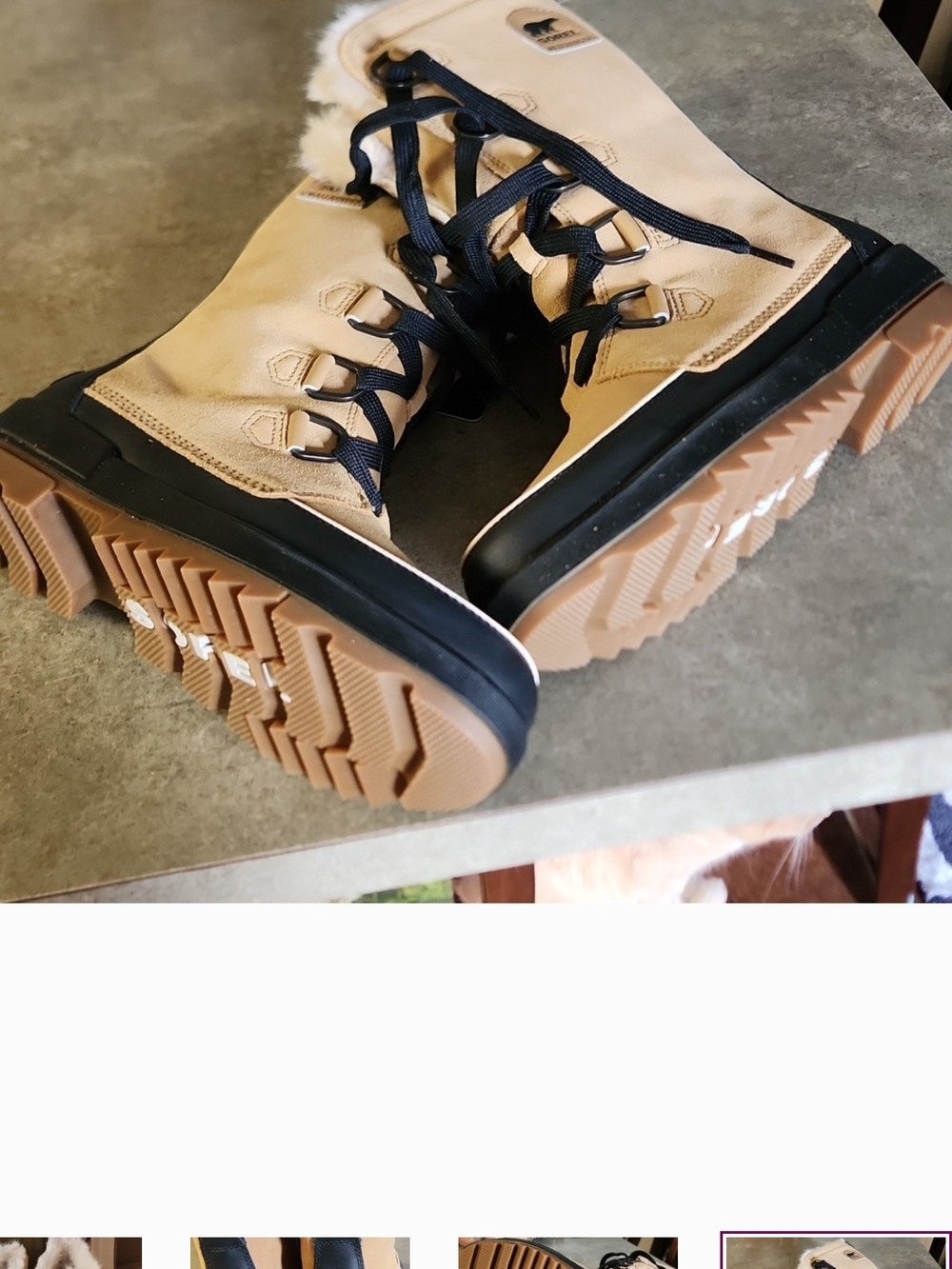 Sorel Insulated Waterproof Boots - Tan - Picture 9 of 10